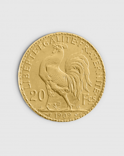 5,81 gram Fransk 20 Franc Marianne Guldmynt